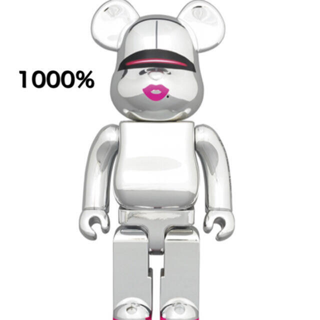 フィギュアBE@RBRICK SORAYAMA 2G SILVER Ver. 1000％