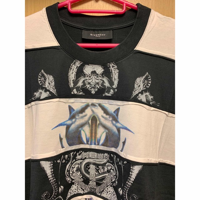 GIVENCHY(ジバンシィ)の正規 Givenchy ジバンシィ シャーク ボーダー Tシャツ メンズのトップス(Tシャツ/カットソー(半袖/袖なし))の商品写真