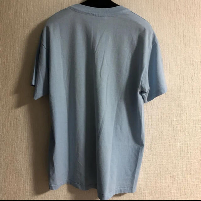 90’s Vintage Hanes　Tシャツ　70’s ブルー　水色　染み込み メンズのトップス(Tシャツ/カットソー(半袖/袖なし))の商品写真