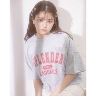 イング(INGNI)の☆送料無料☆INGNI カレッジロゴTシャツ グレー(Tシャツ(半袖/袖なし))