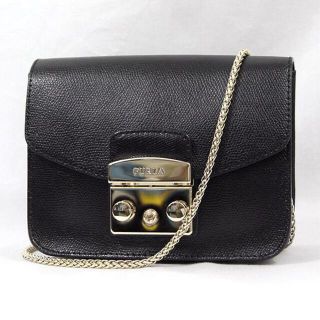 フルラ(Furla)のフルラ■チェーンショルダーバック■ブラック■レザー■ミニバッグ■J3170(ショルダーバッグ)