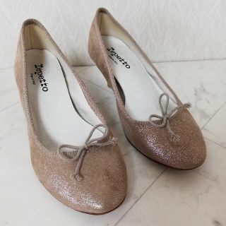 レペット(repetto)のrepetto レペット 本革 ローヒールリボンパンプス 35(ハイヒール/パンプス)