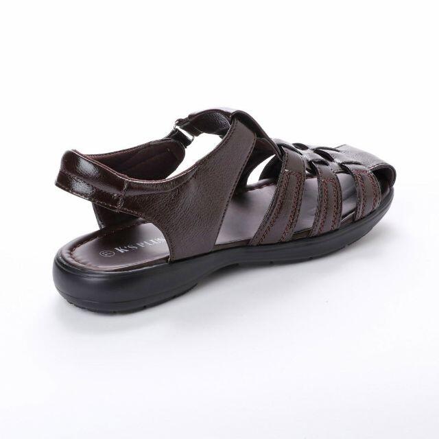【新品 未使用】サンダル ブラウン メンズ LL 15374 メンズの靴/シューズ(サンダル)の商品写真