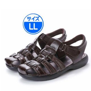 【新品 未使用】サンダル ブラウン メンズ LL 15374(サンダル)