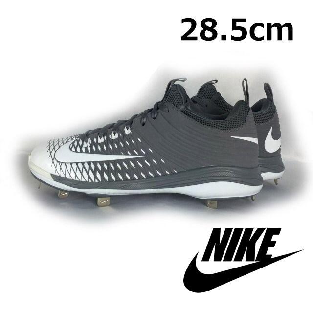 NIKE - ナイキ スパイク 野球 (US10.5/28.5cm)グレー 白 180426 NIKE - ナイキ スパイク 野球 (US10.5/28.5cm)グレー 白 180426