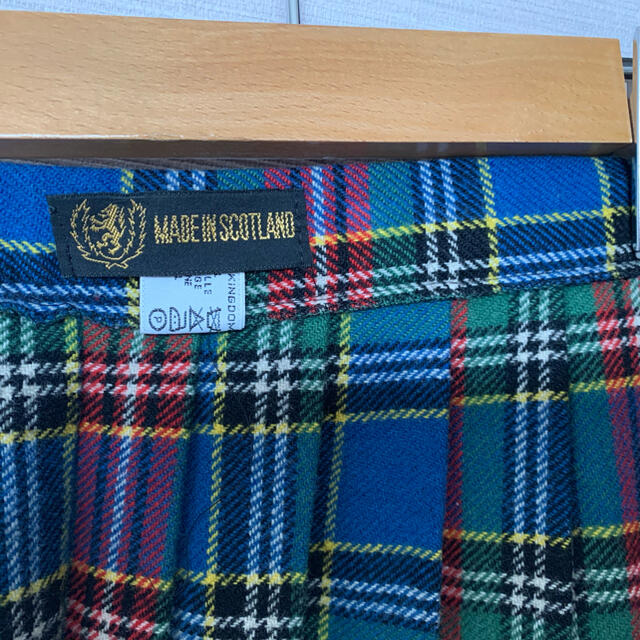 チェック柄巻スカート（冬物） レディースのスカート(ひざ丈スカート)の商品写真