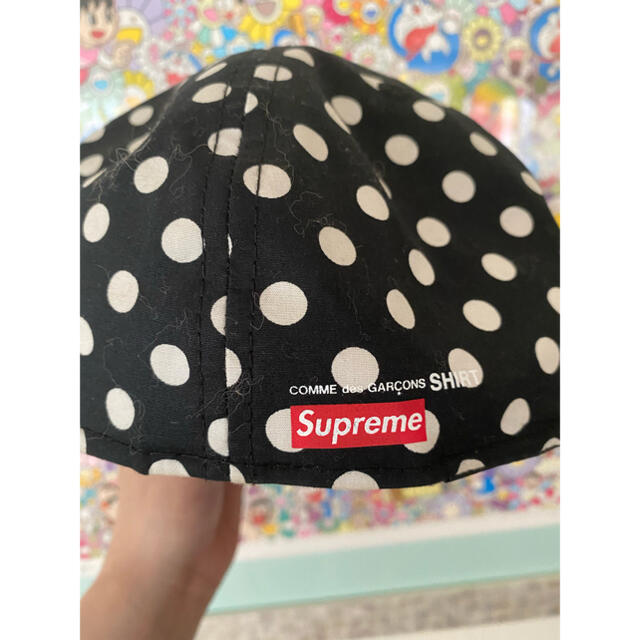 Supreme(シュプリーム)のシュプリーム　コムデギャルソンシャツ　box logo cap メンズの帽子(キャップ)の商品写真