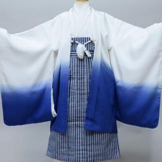 七五三 五歳 男児 羽織袴フルセット 陽気な天使 正絹 日本製 NO35005の