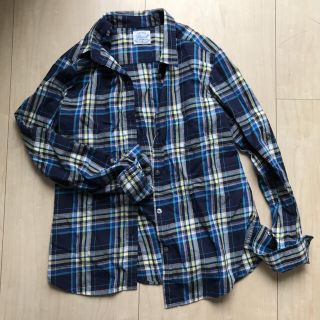 ユニクロ(UNIQLO)のユニクロ　長袖チェックシャツ　M(シャツ/ブラウス(長袖/七分))