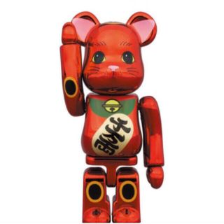 メディコムトイ(MEDICOM TOY)のbe@rbrick ベアブリック 招き猫 梅金メッキ 100% 1個(フィギュア)