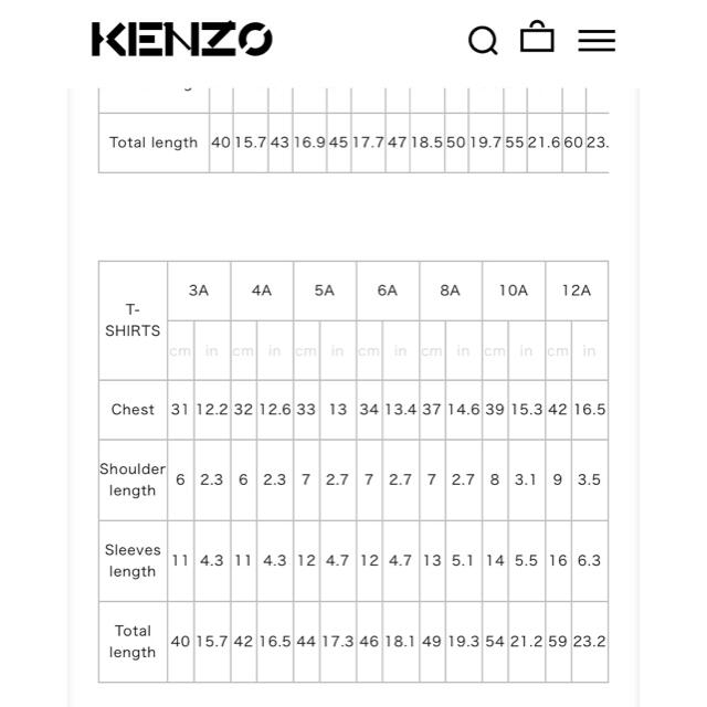 KENZO - kenzo Tシャツ シャツ 新品未使用未開封の通販 by TATATA