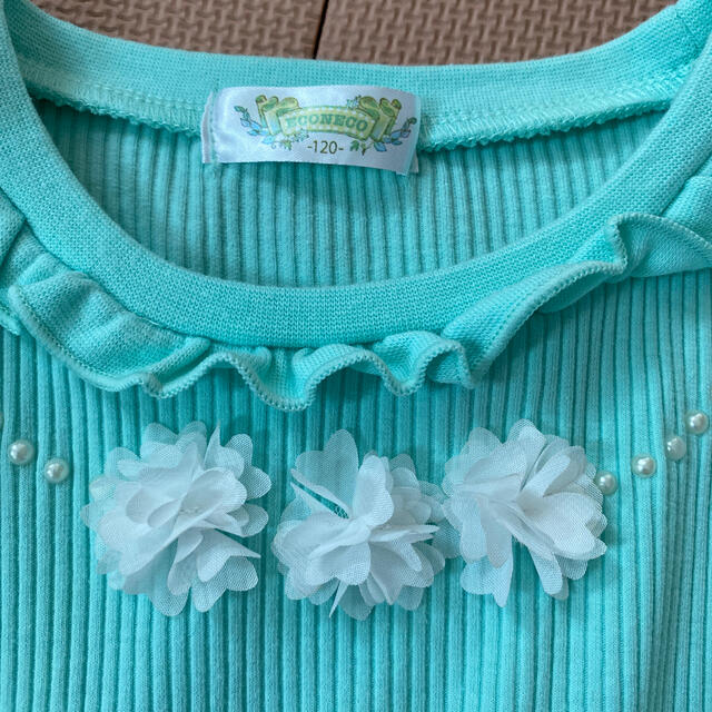 しまむら(シマムラ)のエコネコ ワンピ キッズ/ベビー/マタニティのキッズ服女の子用(90cm~)(ワンピース)の商品写真