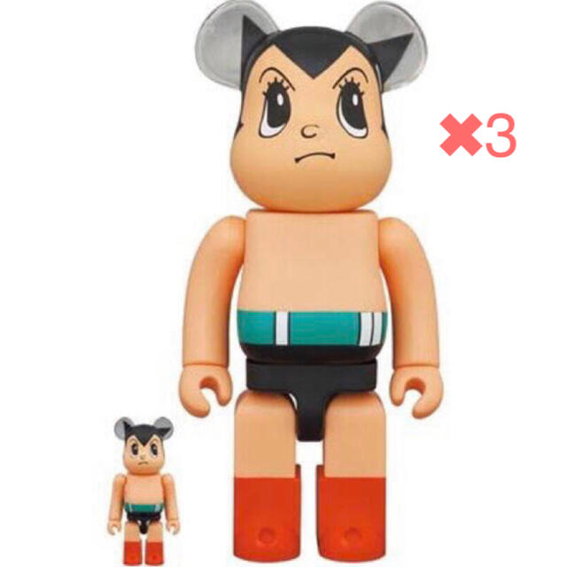 3セット！BE@RBRICK 鉄腕アトムベアブリック ASTRO BOYフィギュア