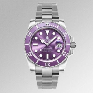 アベイシングエイプ(A BATHING APE)の2021 A BATHING APE BAPEX TYPE1 PURPLE 紫(腕時計(アナログ))