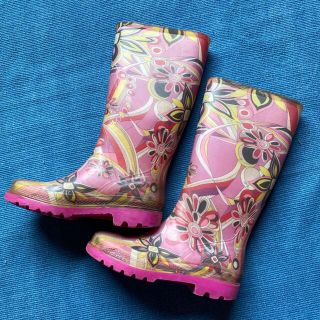 エミリオプッチ(EMILIO PUCCI)の【中古】Emilio Pucci レインブーツ 長靴 36 23cm(レインブーツ/長靴)