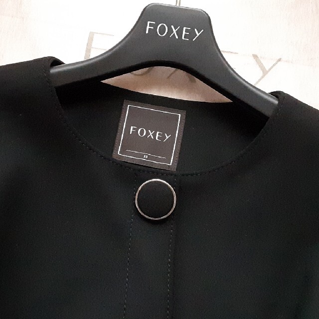 ご専用 フォクシー FOXEY ノーカラー ジャケット シャネル 最新作 www