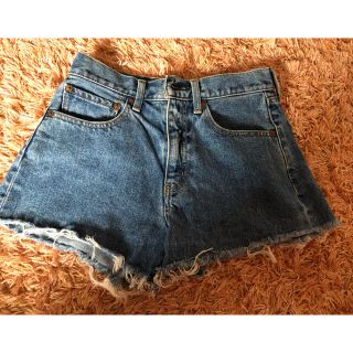 マウジー(moussy)のmoussy デニム ショートパンツ ハイウエスト(ショートパンツ)