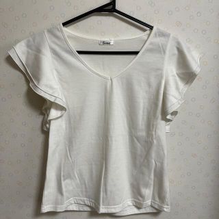 フリル袖Ｔシャツ(Tシャツ(半袖/袖なし))