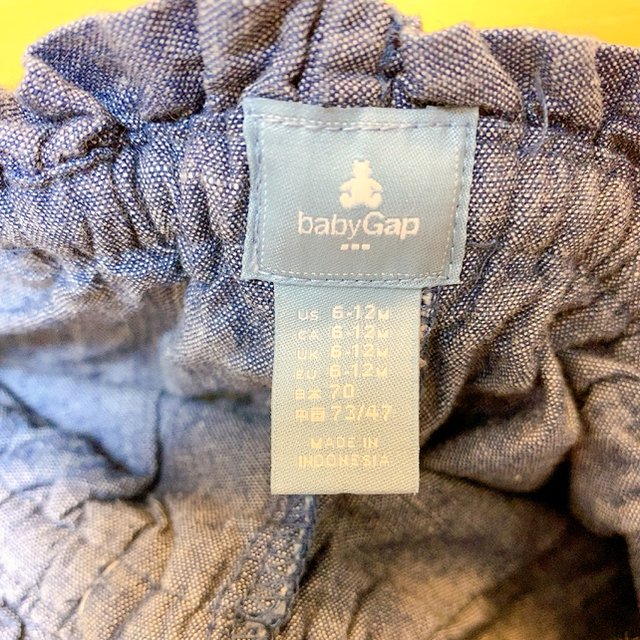 babyGAP(ベビーギャップ)のベビーギャップ/baby Gap ショートパンツセット＋おまけ キッズ/ベビー/マタニティのベビー服(~85cm)(パンツ)の商品写真