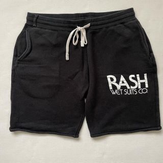 RASH ブラックハーフパンツ　L(サーフィン)