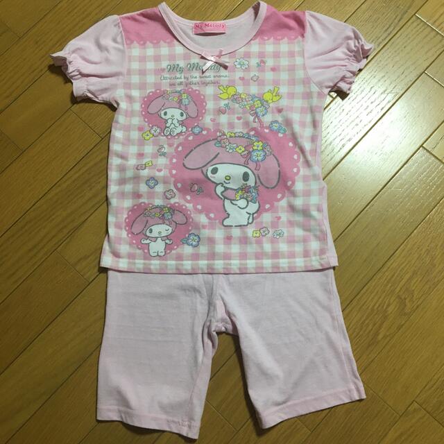 マイメロディ(マイメロディ)のマイメロディ❤️パジャマ120 キッズ/ベビー/マタニティのキッズ服女の子用(90cm~)(パジャマ)の商品写真