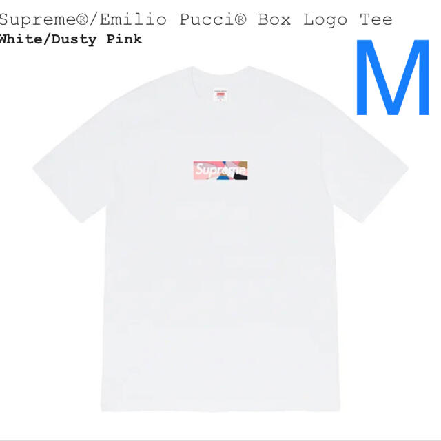 メンズsupreme emilio pucci box logo tee