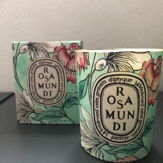 ディプティック(diptyque)のdiptyque フレグランスキャンドル　Rosa Mundi  限定品(アロマ/キャンドル)