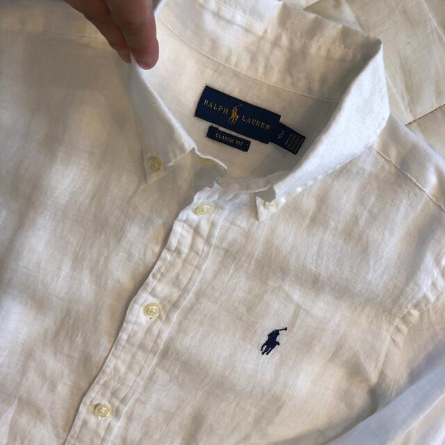 Ralph Lauren(ラルフローレン)のszk様♡  ラルフローレン♡リネンシャツ レディースのトップス(シャツ/ブラウス(長袖/七分))の商品写真