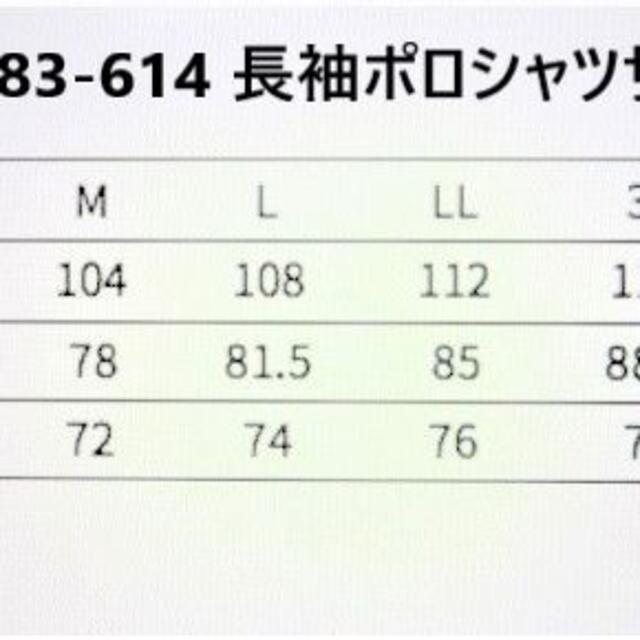 寅壱(トライチ)の再入荷 寅壱 7983 長袖ポロシャツ 13.クロ M・L  各1着 メンズのトップス(ポロシャツ)の商品写真