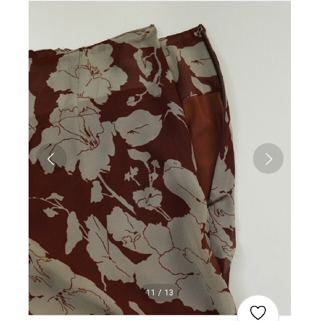 TODAYFUL(トゥデイフル)のTODAYFUL トゥデイフル　 Flower Georgette SK レディースのスカート(ロングスカート)の商品写真