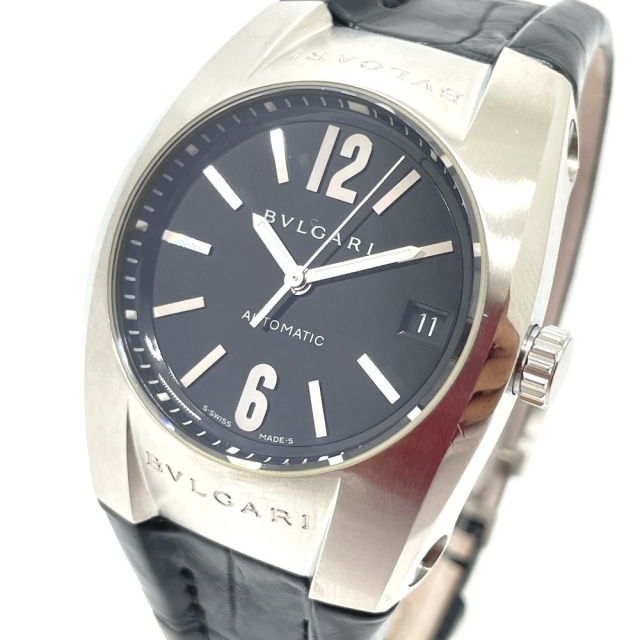 【正規品質保証】 - BVLGARI ブルガリ シルバー ボーイズ腕時計 エルゴン クロノグラフ EG35SCH 腕時計(アナログ)