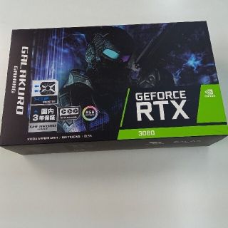 GG-RTX3080-E10GB/TP GALAKURO グラボ(PCパーツ)