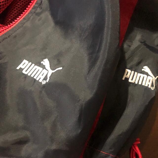 PUMA(プーマ)のPUMA ナイロンウエア上下セット　美品🎶 スポーツ/アウトドアのランニング(ウェア)の商品写真