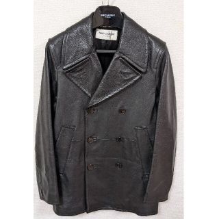 サンローラン(Saint Laurent)の値下げ【超美品】SAINT LAURENT　レザーピーコート　エディ/46(ピーコート)