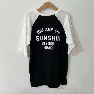 美品！Tシャツワンピース　バックロゴTシャツ　ラグラン(Tシャツ/カットソー)