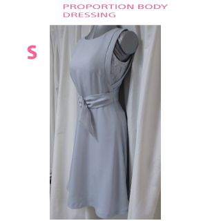 プロポーションボディドレッシング(PROPORTION BODY DRESSING)のPROPORTION BODY DRESSING ワンピース  ブルー 脇レース(ひざ丈ワンピース)