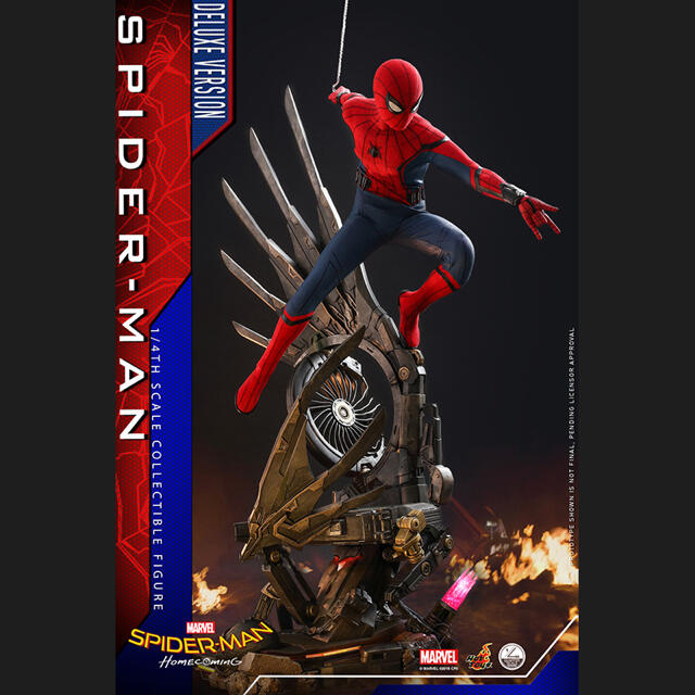 MARVEL(マーベル)のホットトイズ　クオーター スケール ホームカミング スパイダーマン DX版  エンタメ/ホビーのフィギュア(アメコミ)の商品写真