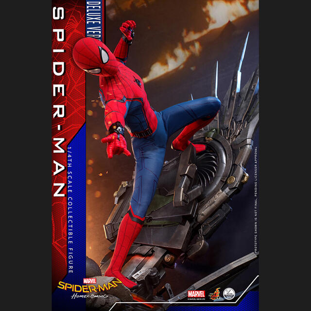 MARVEL(マーベル)のホットトイズ　クオーター スケール ホームカミング スパイダーマン DX版  エンタメ/ホビーのフィギュア(アメコミ)の商品写真