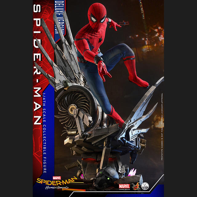 MARVEL(マーベル)のホットトイズ　クオーター スケール ホームカミング スパイダーマン DX版  エンタメ/ホビーのフィギュア(アメコミ)の商品写真