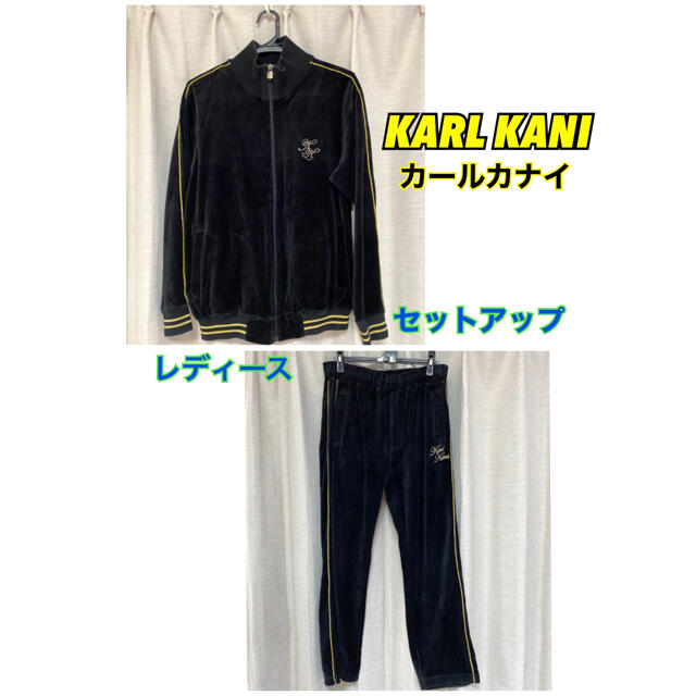 karl kani ベロア　セットアップ　カールカナイ　オーバーサイズ