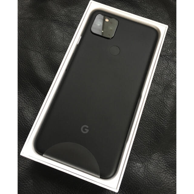 Google Pixel 4a 5G Justblack 128GB  スマホ/家電/カメラのスマートフォン/携帯電話(スマートフォン本体)の商品写真