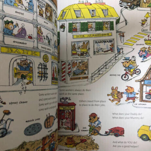 Richard Scarryリチャードスキャリー 英語絵本 絵辞書10冊