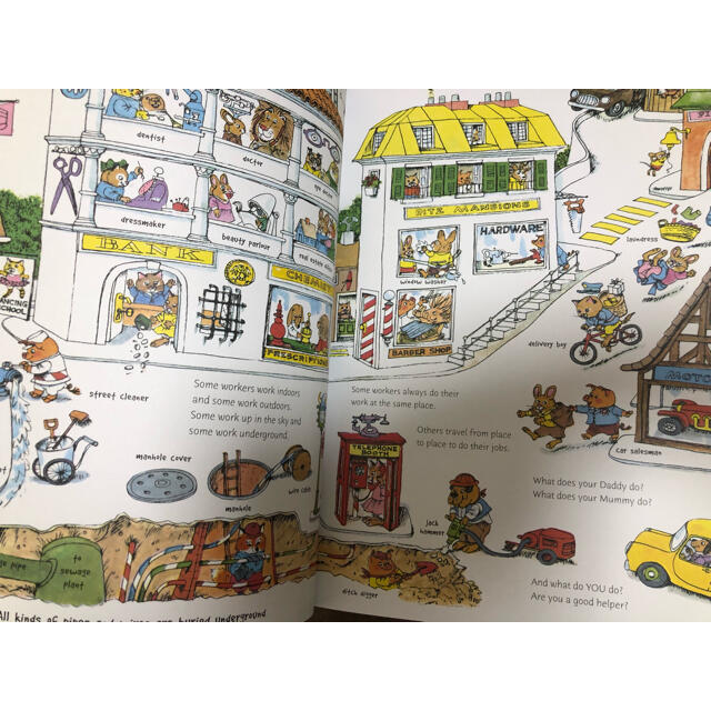 Richard Scarryリチャードスキャリー 英語絵本 絵辞書10冊 エンタメ/ホビーの本(洋書)の商品写真