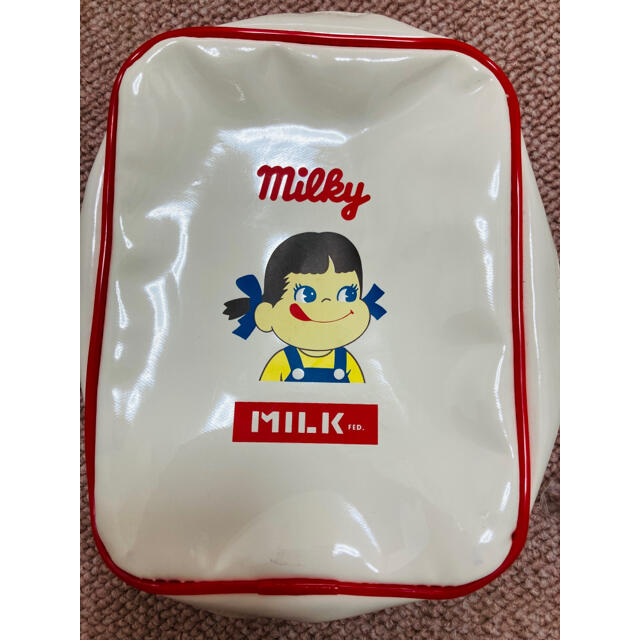 MILKFED.(ミルクフェド)の【未使用品】mini ペコちゃんじゃばらポーチ ポコちゃんミラー レディースのファッション小物(ポーチ)の商品写真