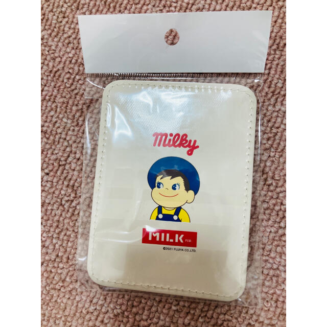 MILKFED.(ミルクフェド)の【未使用品】mini ペコちゃんじゃばらポーチ ポコちゃんミラー レディースのファッション小物(ポーチ)の商品写真