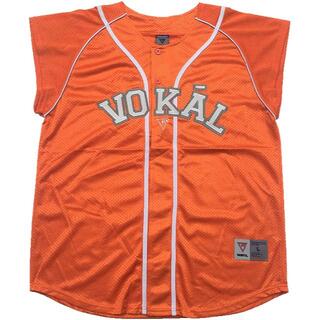ヴォカル(VOKAL)のVOKAL ボーカル ベリーショートスリーブ メッシュ ベースボールシャツ L(シャツ)