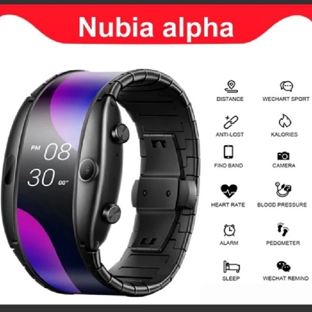 スマートウォッチ(新品未開封) Nubia Watch 近未来スマートウォッチ