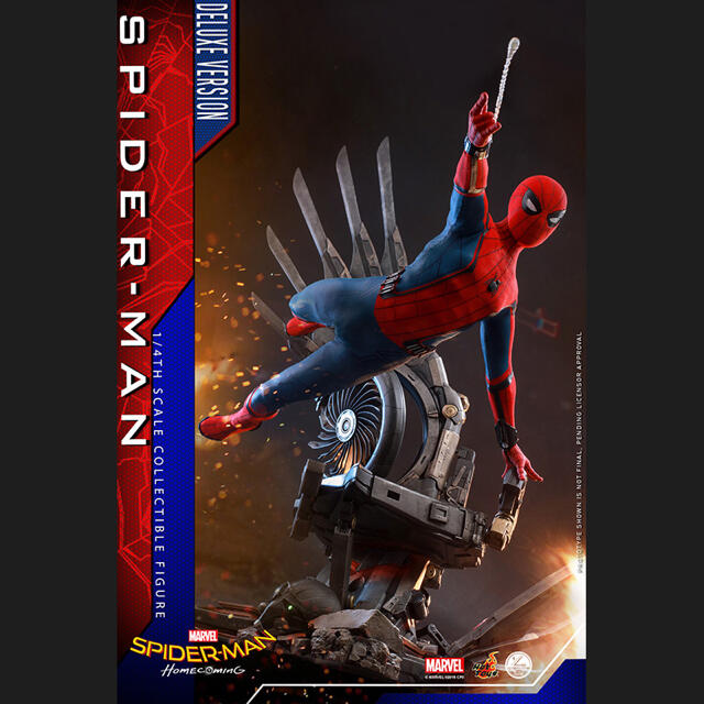 MARVEL(マーベル)のホットトイズ　クオーター スケール  ホームカミング スパイダーマン DX版  エンタメ/ホビーのフィギュア(アメコミ)の商品写真