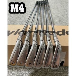 テーラーメイド(TaylorMade)の美品　m4 アイアンセット　6本　 直営店購入(クラブ)