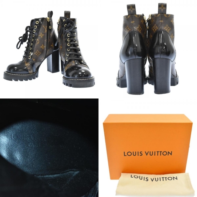 LOUIS VUITTON(ルイヴィトン)のLOUIS VUITTON ルイヴィトン ブーツ レディースの靴/シューズ(ブーツ)の商品写真